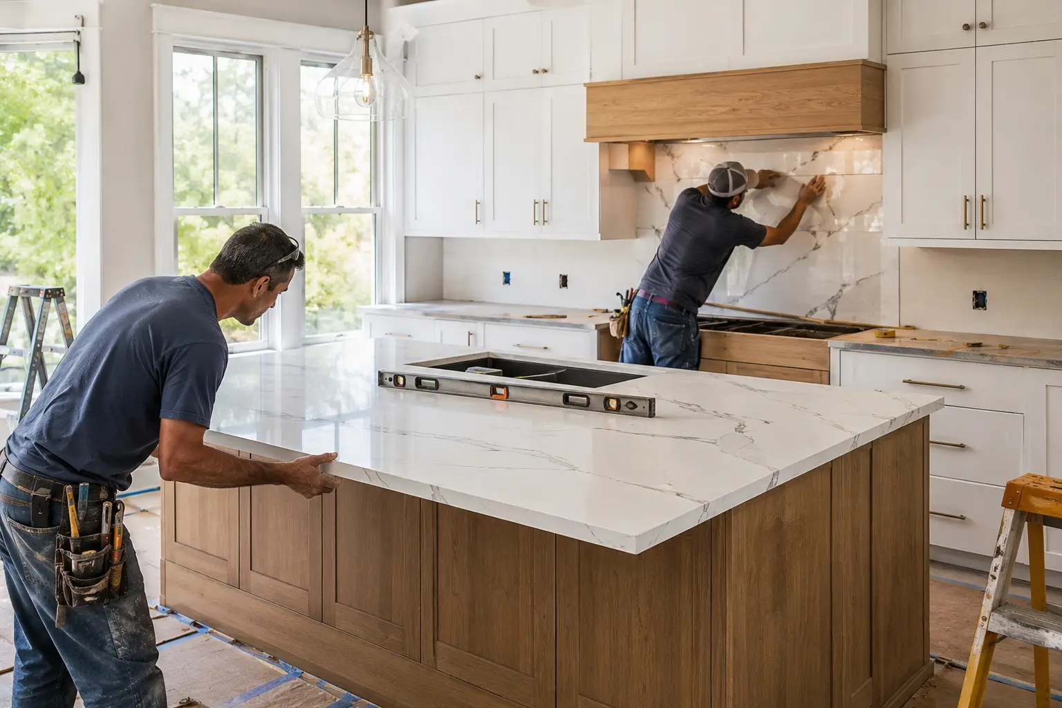 Kitchen Countertops & Backsplash Installation